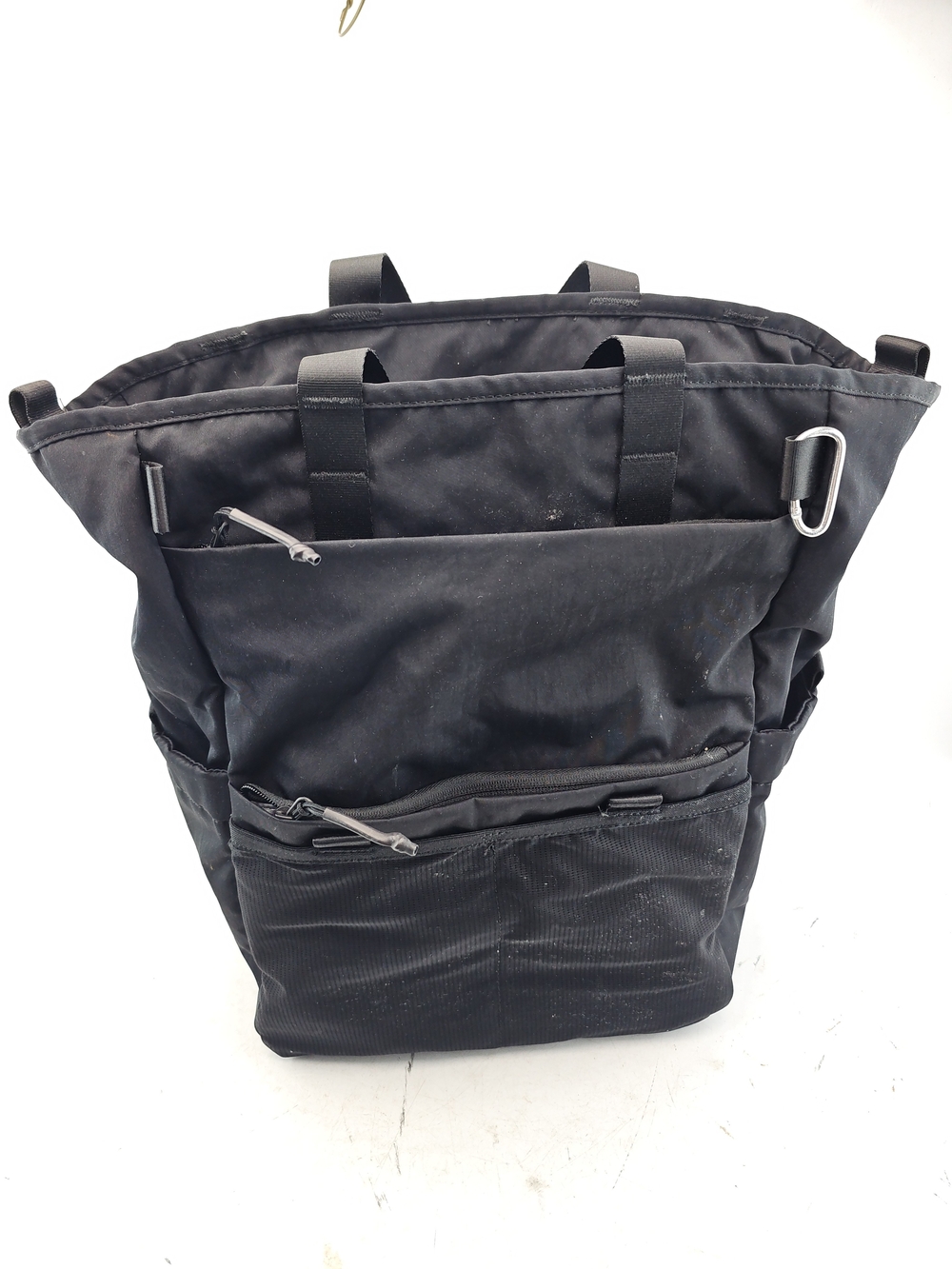 Nike Black Top-Load Utility Backpack Convertible Changing Bag (Maternity) 25L